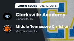 Recap: Clarksville Academy vs. Middle Tennessee Christian 2018