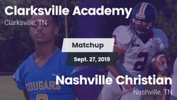 Matchup: Clarksville Academy vs. Nashville Christian  2019