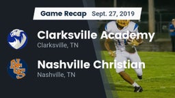 Recap: Clarksville Academy vs. Nashville Christian  2019