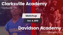 Matchup: Clarksville Academy vs. Davidson Academy  2019