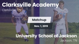 Matchup: Clarksville Academy vs. University School of Jackson 2019