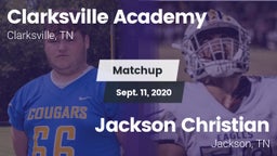 Matchup: Clarksville Academy vs. Jackson Christian  2020