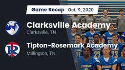 Recap: Clarksville Academy vs. Tipton-Rosemark Academy  2020