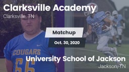 Matchup: Clarksville Academy vs. University School of Jackson 2020