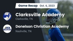Recap: Clarksville Academy vs. Donelson Christian Academy  2023