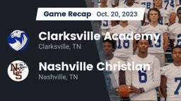 Recap: Clarksville Academy vs. Nashville Christian  2023