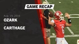Recap: Ozark  vs. Carthage  2016