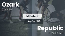 Matchup: Ozark  vs. Republic  2016