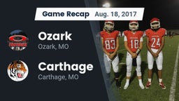 Recap: Ozark  vs. Carthage  2017