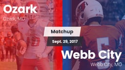 Matchup: Ozark  vs. Webb City  2017