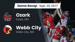 Recap: Ozark  vs. Webb City  2017
