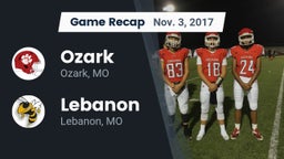 Recap: Ozark  vs. Lebanon  2017