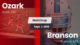 Matchup: Ozark  vs. Branson  2018