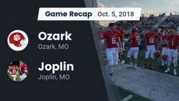 Recap: Ozark  vs. Joplin  2018