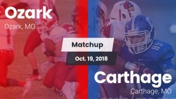 Matchup: Ozark  vs. Carthage  2018