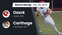 Recap: Ozark  vs. Carthage  2019