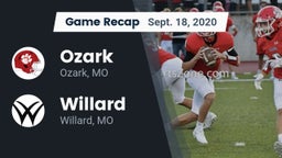 Recap: Ozark  vs. Willard  2020