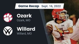 Recap: Ozark  vs. Willard  2022