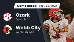 Recap: Ozark  vs. Webb City  2022