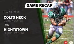 Recap: Colts Neck  vs. Hightstown  2016