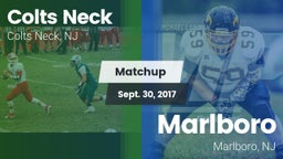 Matchup: Colts Neck vs. Marlboro  2017