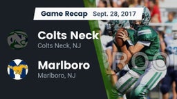 Recap: Colts Neck  vs. Marlboro  2017