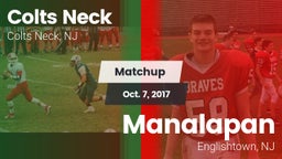 Matchup: Colts Neck vs. Manalapan  2017