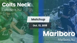 Matchup: Colts Neck vs. Marlboro  2018