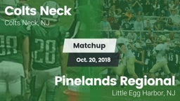 Matchup: Colts Neck vs. Pinelands Regional  2018
