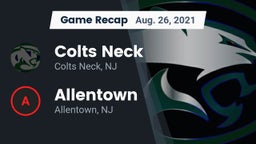 Recap: Colts Neck  vs. Allentown  2021