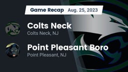 Recap: Colts Neck  vs. Point Pleasant Boro  2023