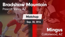 Matchup: Bradshaw Mountain vs. Mingus  2016