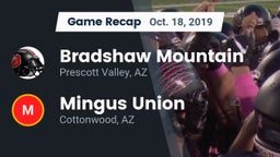Recap: Bradshaw Mountain  vs. Mingus Union  2019