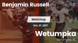 Matchup: Benjamin Russell vs. Wetumpka  2017