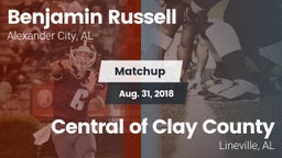 Matchup: Benjamin Russell vs. Central  of Clay County 2018