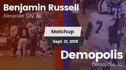 Matchup: Benjamin Russell vs. Demopolis  2018