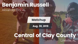Matchup: Benjamin Russell vs. Central  of Clay County 2019