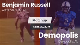 Matchup: Benjamin Russell vs. Demopolis  2019