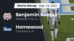 Recap: Benjamin Russell  vs. Homewood  2022