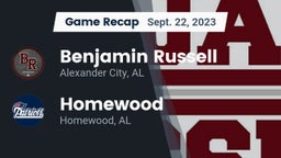 Recap: Benjamin Russell  vs. Homewood  2023