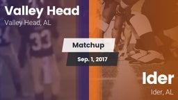 Matchup: Valley Head vs. Ider  2017
