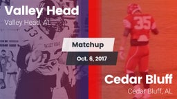Matchup: Valley Head vs. Cedar Bluff  2017