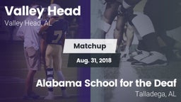 Matchup: Valley Head vs. Alabama School for the Deaf  2018