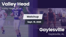 Matchup: Valley Head vs. Gaylesville  2020