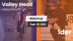 Matchup: Valley Head vs. Ider  2020