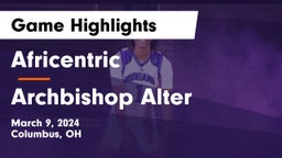 Africentric  vs Archbishop Alter  Game Highlights - March 9, 2024