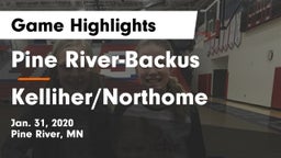 Pine River-Backus  vs Kelliher/Northome  Game Highlights - Jan. 31, 2020