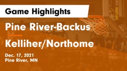 Pine River-Backus  vs Kelliher/Northome  Game Highlights - Dec. 17, 2021