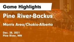 Pine River-Backus  vs Morris Area/Chokio-Alberta Game Highlights - Dec. 28, 2021