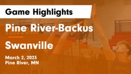 Pine River-Backus  vs Swanville  Game Highlights - March 2, 2023